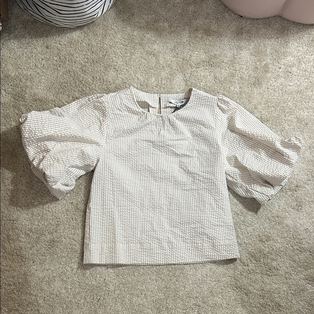 Joe’s Jeans Seersucker Blouse